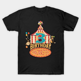 3rd Birthday Ringmaster Kids Circus Lover B-day Party product T-Shirt